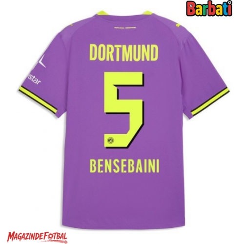 Borussia Dortmund Ramy Bensebaini #5 Tricou Fotbal Replică 2026-27 Barbati Treilea Borussia Dortmund Ramy Bensebaini #5 Tricou Fotbal Replică 2026-27 Barbati Treilea